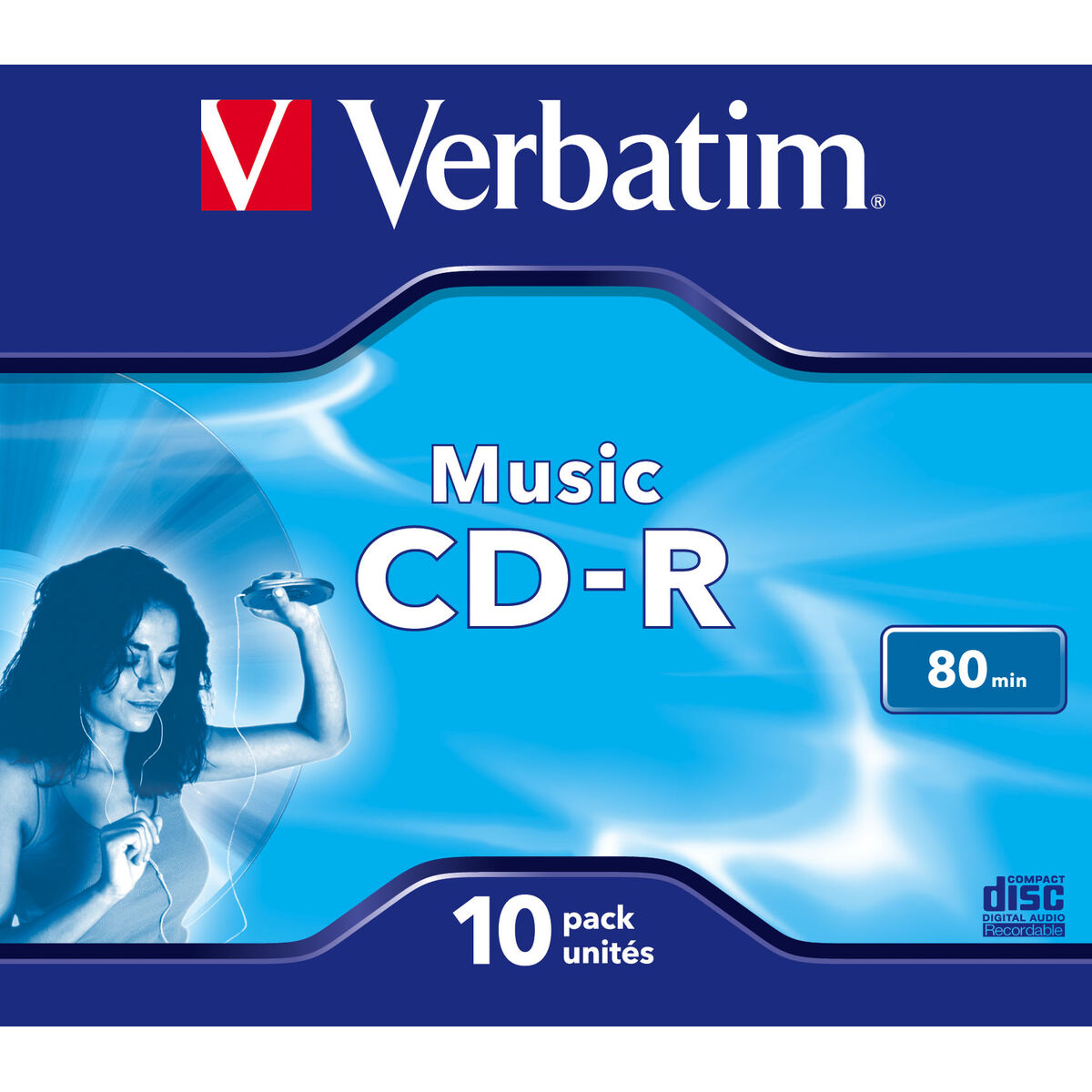 CD-R Verbatim Music CD-R 700 MB Black